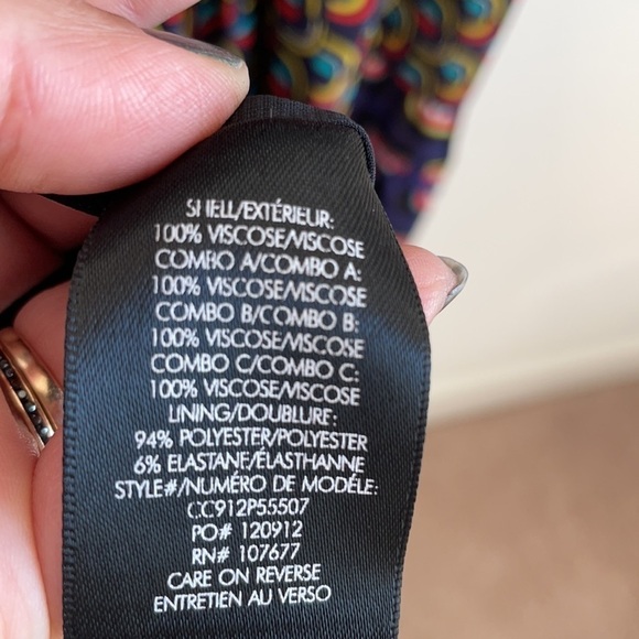 Alice+Olivia Karolina Blouson Sleeve Midi Dress in Mod Moon 2 - Picture 14 of 15